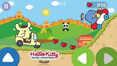 凯蒂猫飞行冒险游戏_一笑下载站