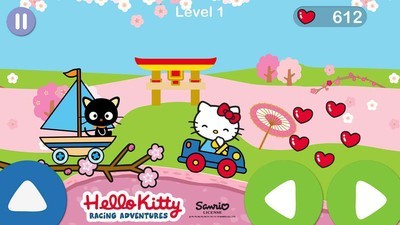凯蒂猫飞行冒险游戏_一笑下载站