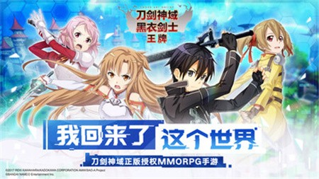 刀剑神域黑衣剑士王牌_一笑下载站