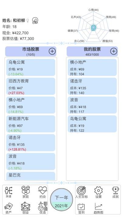 模拟炒股人生_一笑下载站